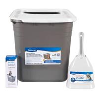 Petmate Top Entry Litter Pan & Accessories Value Pack